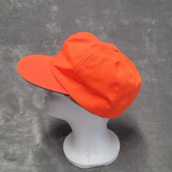 Vintage Columbia Ear Flap Hunting Hat Cap Gore-Tex Tinsulate Orange Made in USA - Picture 3 of 12
